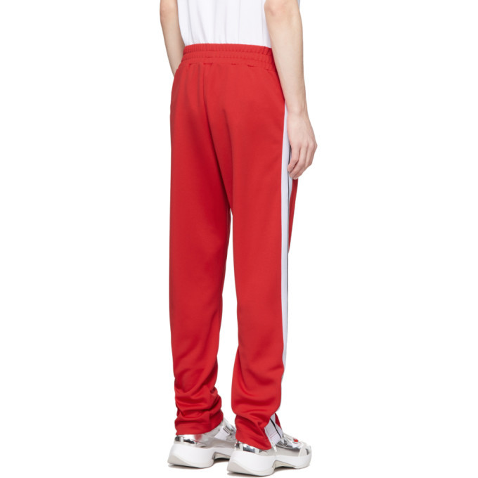 Palm angels red track 2024 pants