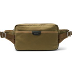 Paul Smith - Leather-Trimmed Drill Belt Bag - Green