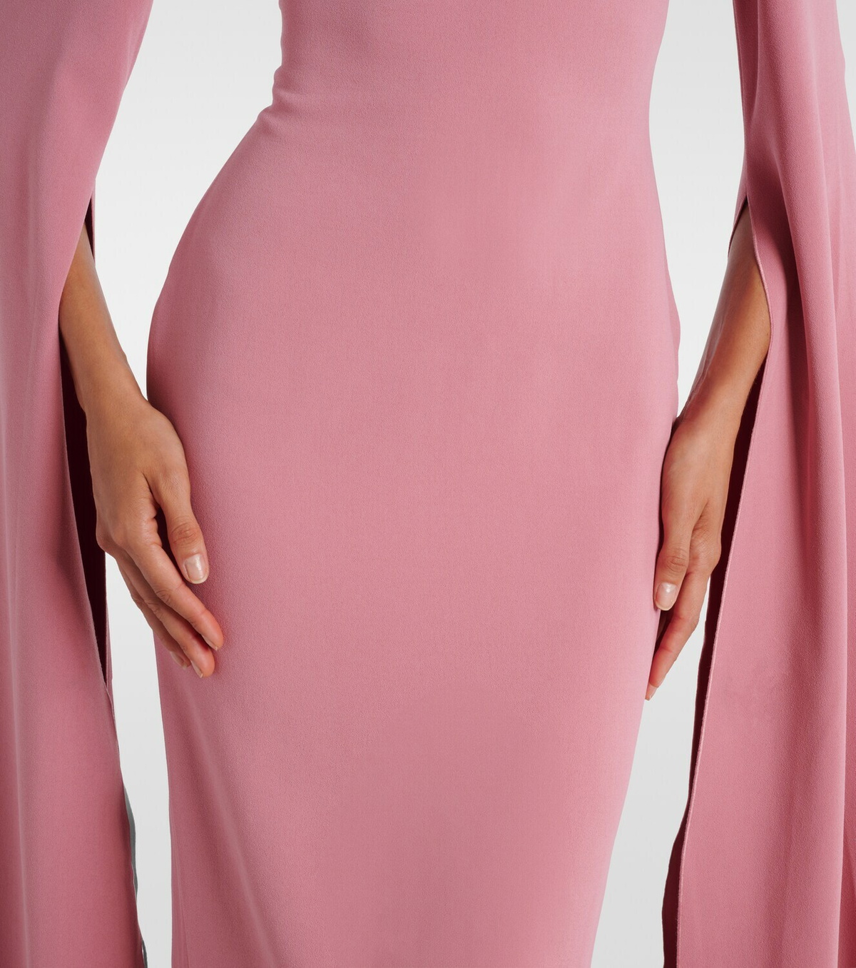Solace London Nuri draped gown