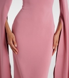 Solace London Nuri draped gown
