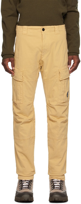 Photo: C.P. Company Yellow Ergonomic Cargo Pants