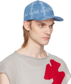 Vivienne Westwood Blue VW Grid Baseball Cap