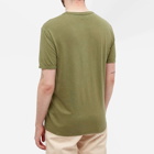 Officine Generale Men's Pigment Dyed T-Shirt in Turtle Green