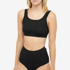 Organic Basics Women's Organic Rib-Flex High Rise Brief - 2 Pack in Black