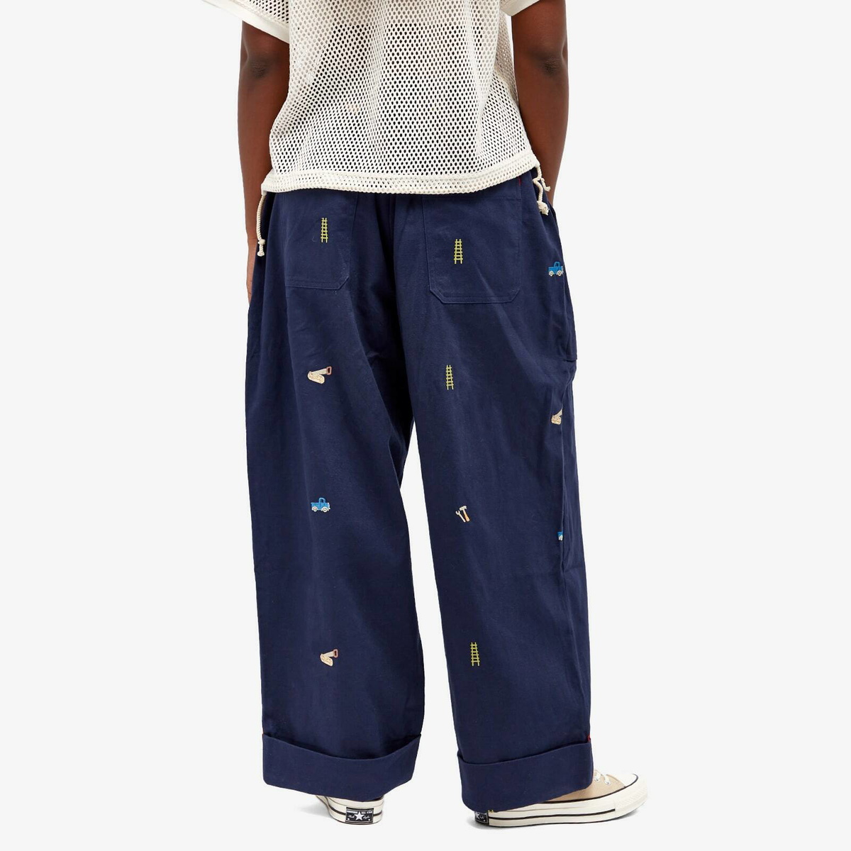 L.F. Markey Women's Beckett Trouser in Navy