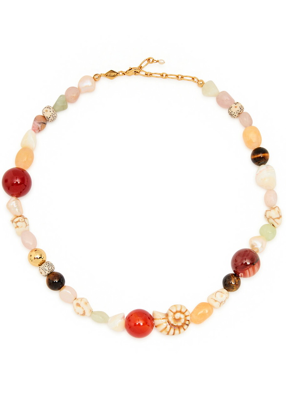 Photo: Anni LU Seaside 18kt Gold-plated Necklace - Cream - One Size