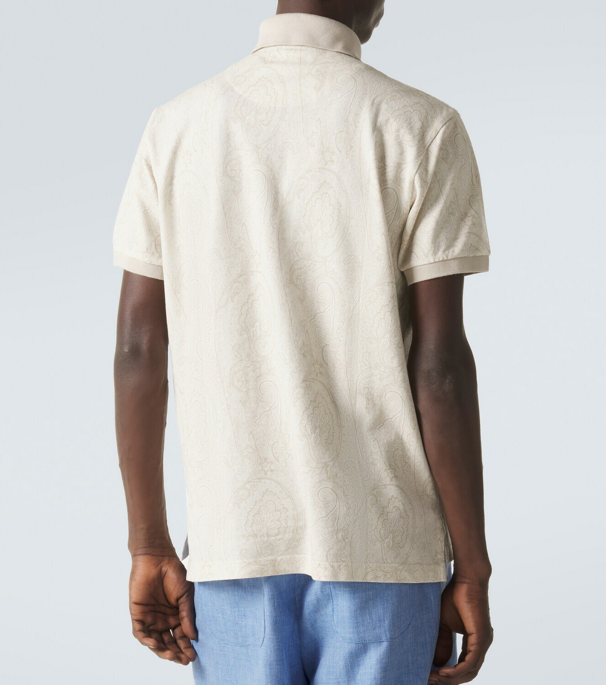 Etro Paisley cotton polo shirt