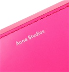 Acne Studios - Logo-Print Leather Wallet - Pink