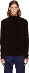 Andersson Bell Brown Ribbed Turtleneck