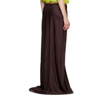 Dries Van Noten Burgundy Humila Maxi Skirt