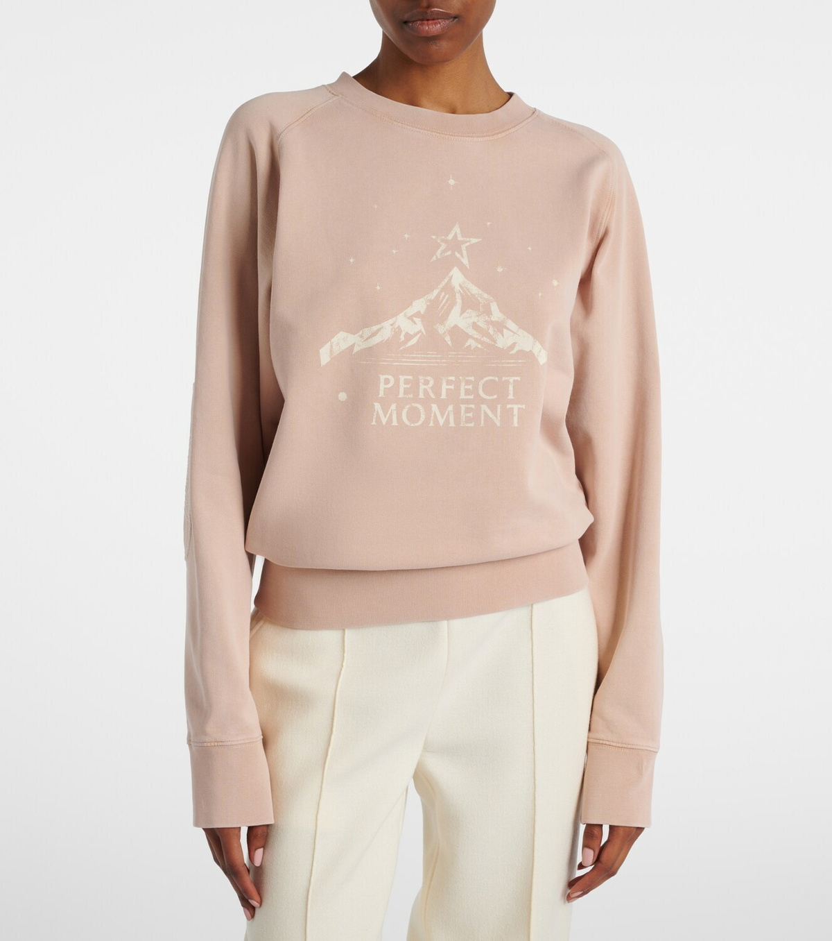Perfect Moment Logo cotton jersey sweatshirt