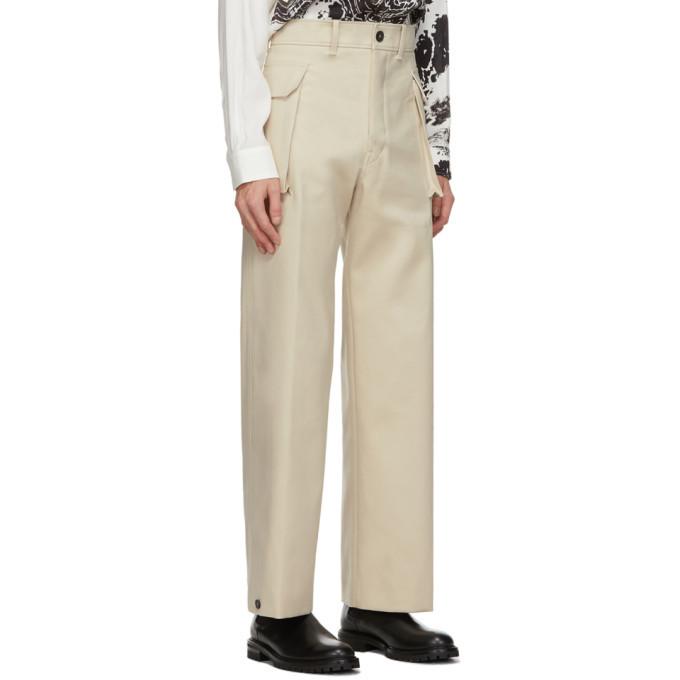 UNIFORME Beige Flap Pocket Trousers UNIFORME