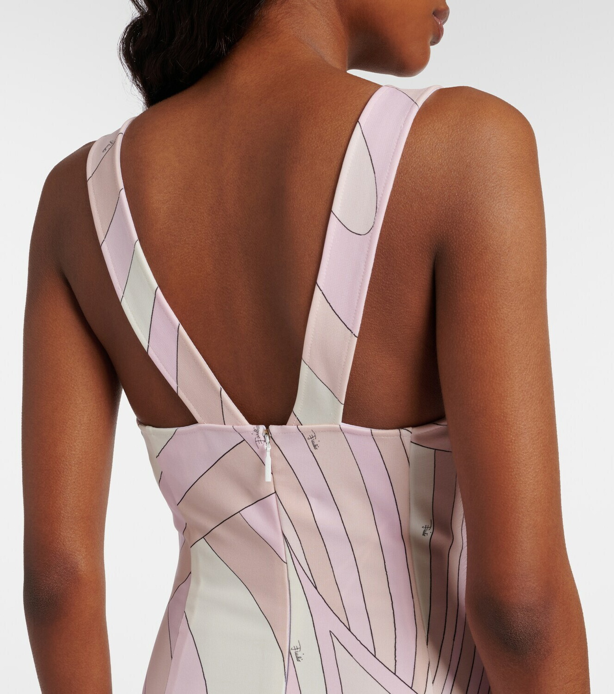 Pucci Iride jersey minidress