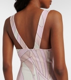 Pucci Iride jersey minidress