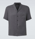 Gucci GG silk jacquard bowling shirt