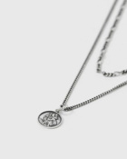 Serge De Nimes Silver Multi Chain St Christopher Necklace Silver - Mens - Jewellery