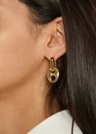 Timeless Pearly Léonie Mismatched 24kt Gold-plated Hoop Earrings - One Size