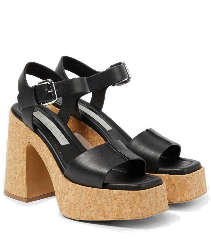 Photo: Stella McCartney Skyla faux leather platform sandals