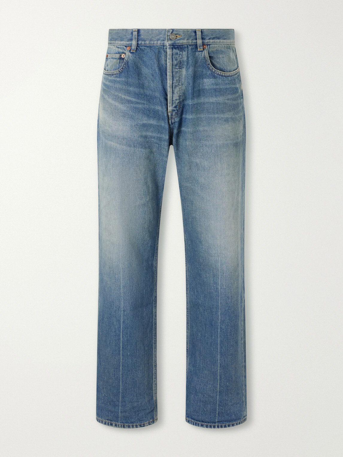 SAINT LAURENT - Straight-Leg Jeans - Blue