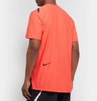 Nike Training - Tech Pack Mesh-Panelled Dri-FIT T-Shirt - Bright orange