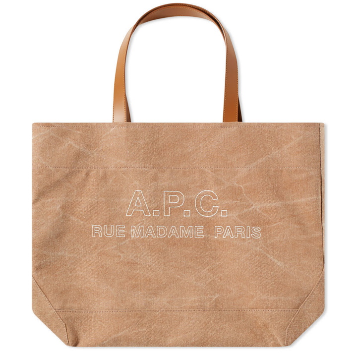 Photo: A.P.C. Igor Stitch Tote Logo Bag