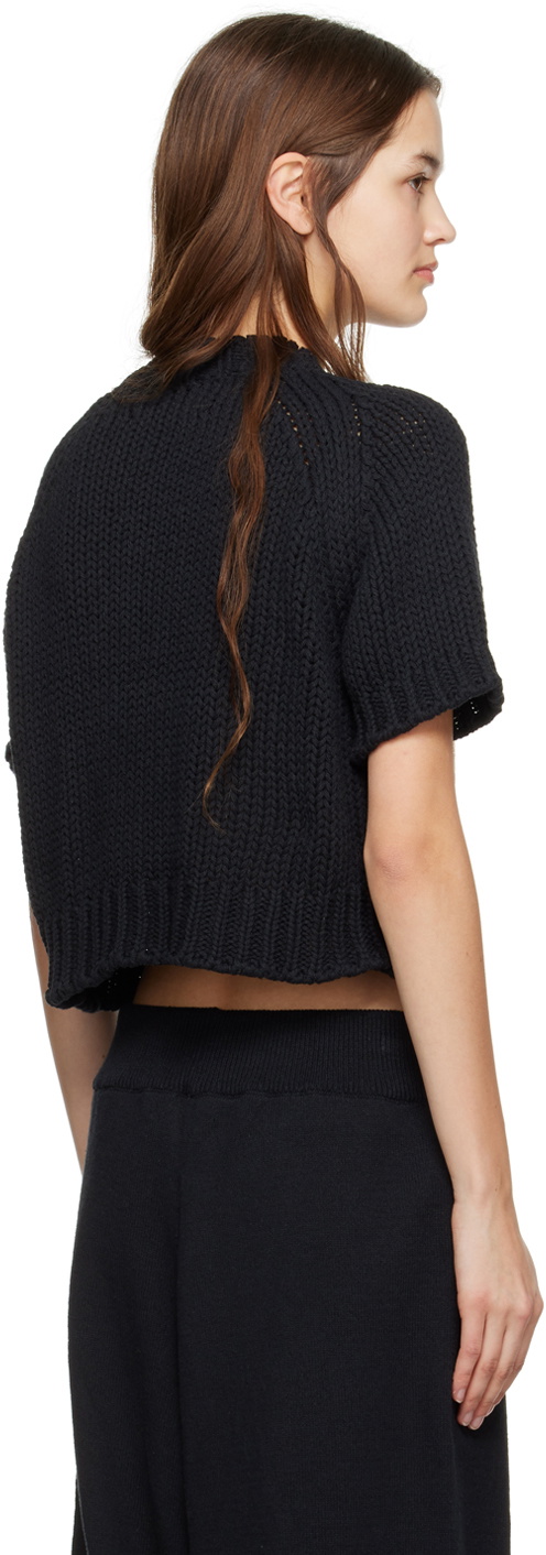 CORDERA Black Cropped Sweater CORDERA