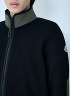 Moncler High-Neck Zip-Up Cardigan