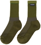 Jacquemus Green La Montagne 'Les Chaussettes À L'Envers' Socks