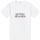 Alexander McQueen Men's Mirror Shadow Logo T-Shirt in White/Mix