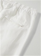 Derek Rose - Sydney 1 Slim-Fit Linen Drawstring Trousers - White