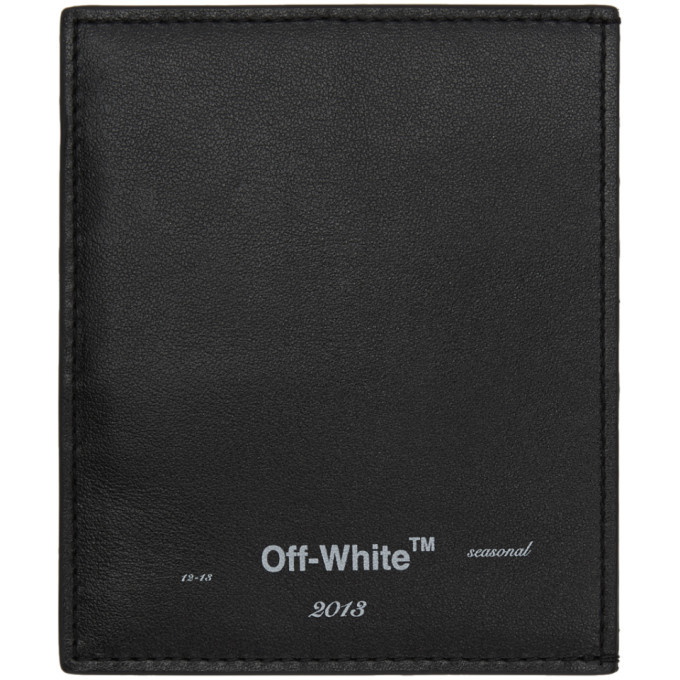 Photo: Off-White Black Logo Card Holder