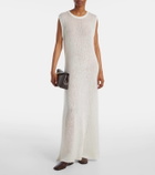 Lisa Yang Madalena cashmere and silk maxi dress
