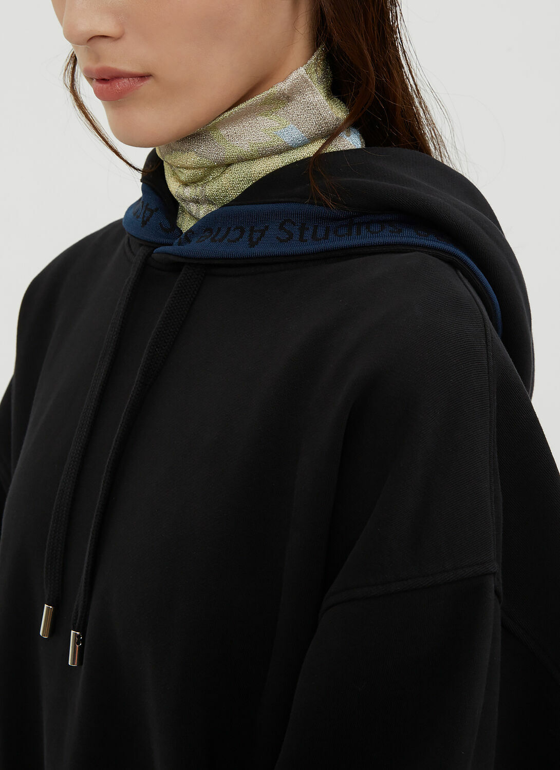 Acne Studios Logo Motif Hooded Sweatshirt