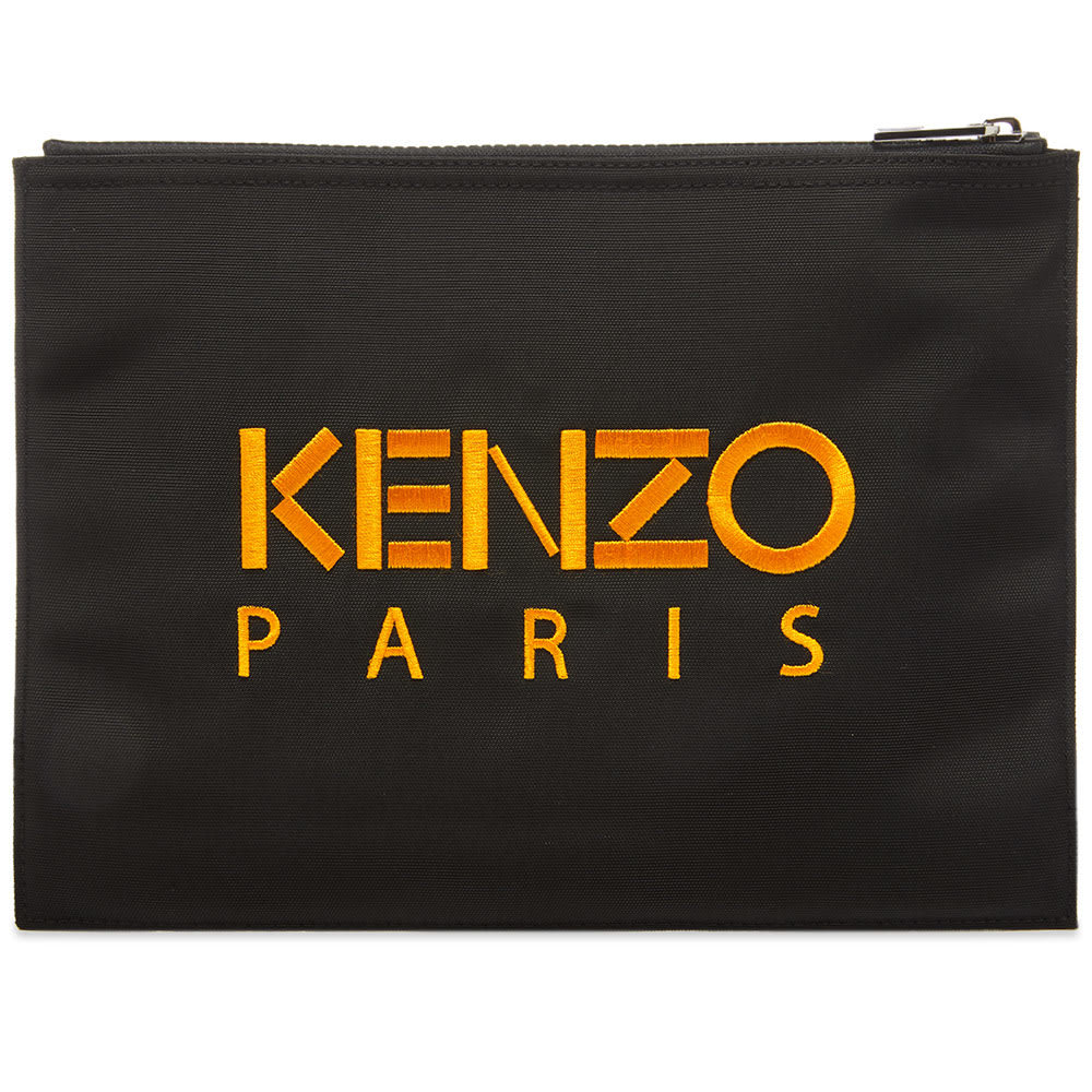 Kenzo Tiger Embroidered Large Pouch Kenzo
