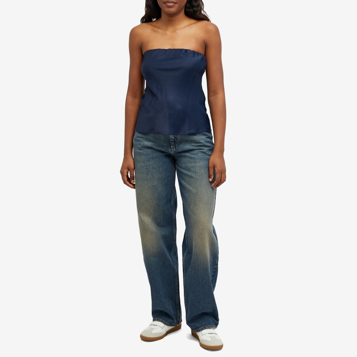i*z様 ISABEL MARANT/LOOSEFIT BLUE DENIM JOANNY PANTS Woman blue | ISABEL MARANT Official online store