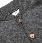 YMC - Brushed-Wool Cardigan - Gray