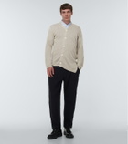 Comme des Garçons Homme Deux Asymmetrical linen cardigan