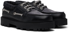 Givenchy Black Storm Boat Shoes