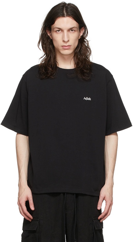 Photo: ADISH Black Cotton T-Shirt