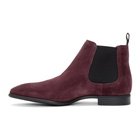 PS by Paul Smith Red Suede Falconer Chelsea Boots