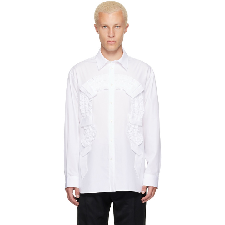 Photo: Simone Rocha White Ruffle Horseshoe Easy Shirt