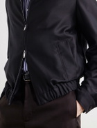 Slowear - Wool and Silk-Blend Blouson Jacket - Black