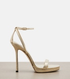 Jimmy Choo Moza leather platform sandals