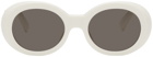 AMBUSH White Kurt Sunglasses