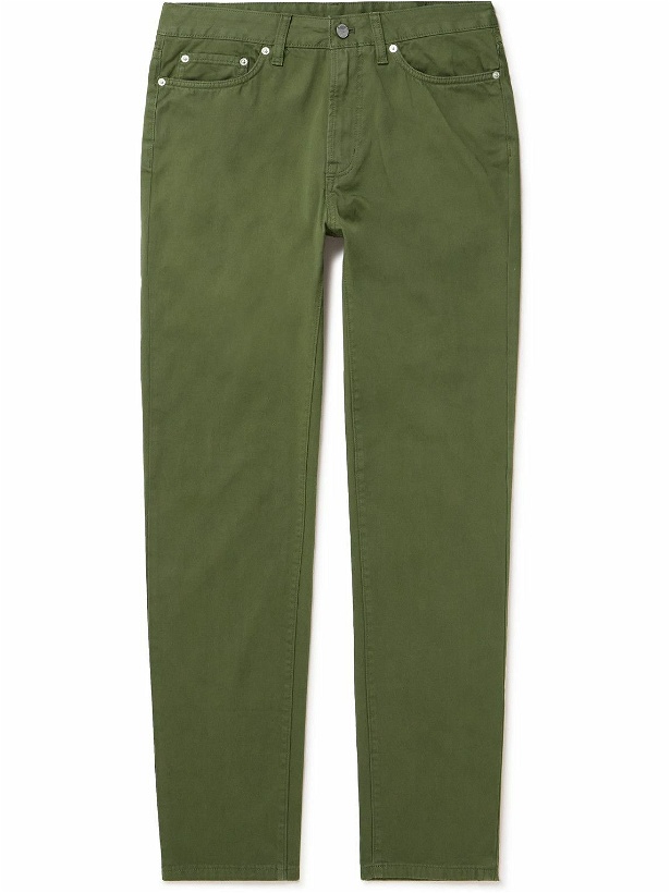 Photo: Outerknown - Roamer Slim-Fit Cotton-Blend Twill Trousers - Green