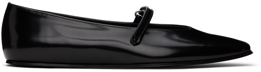 BY FAR Black Molly Ballerina Flats By Far