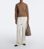 Róhe Silk wide-leg pants