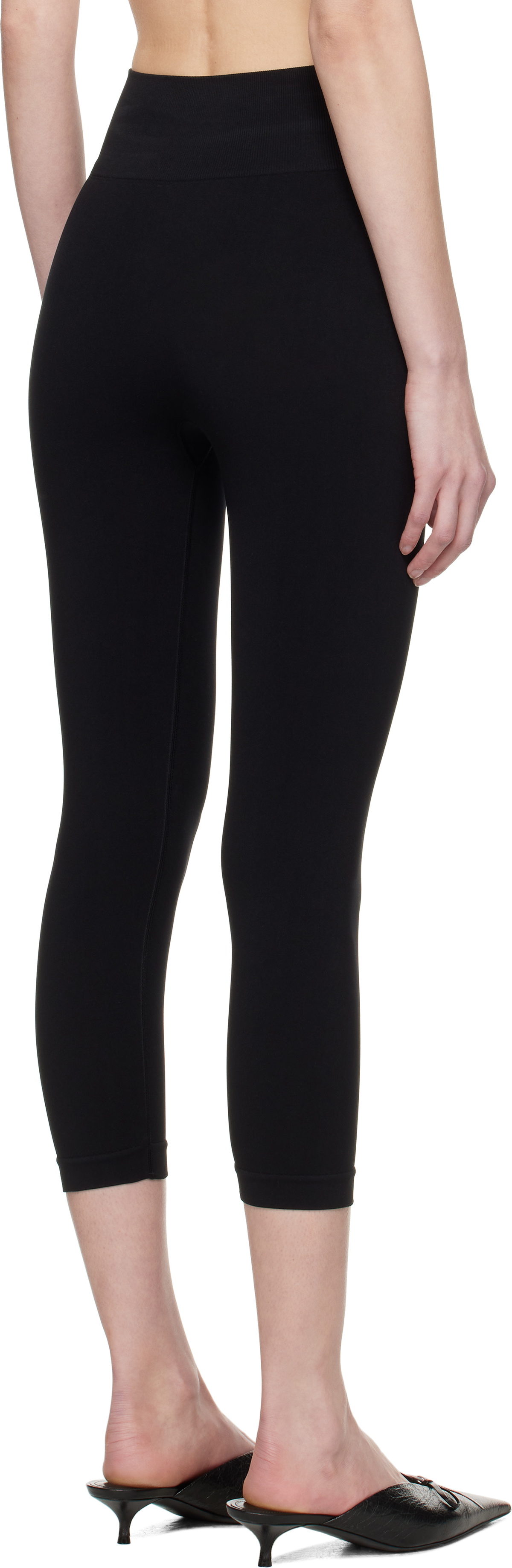 Swedish Stockings Black Elda Capri Leggings