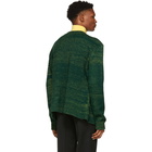 Namacheko Green Three Ply Asymmetric Sweater