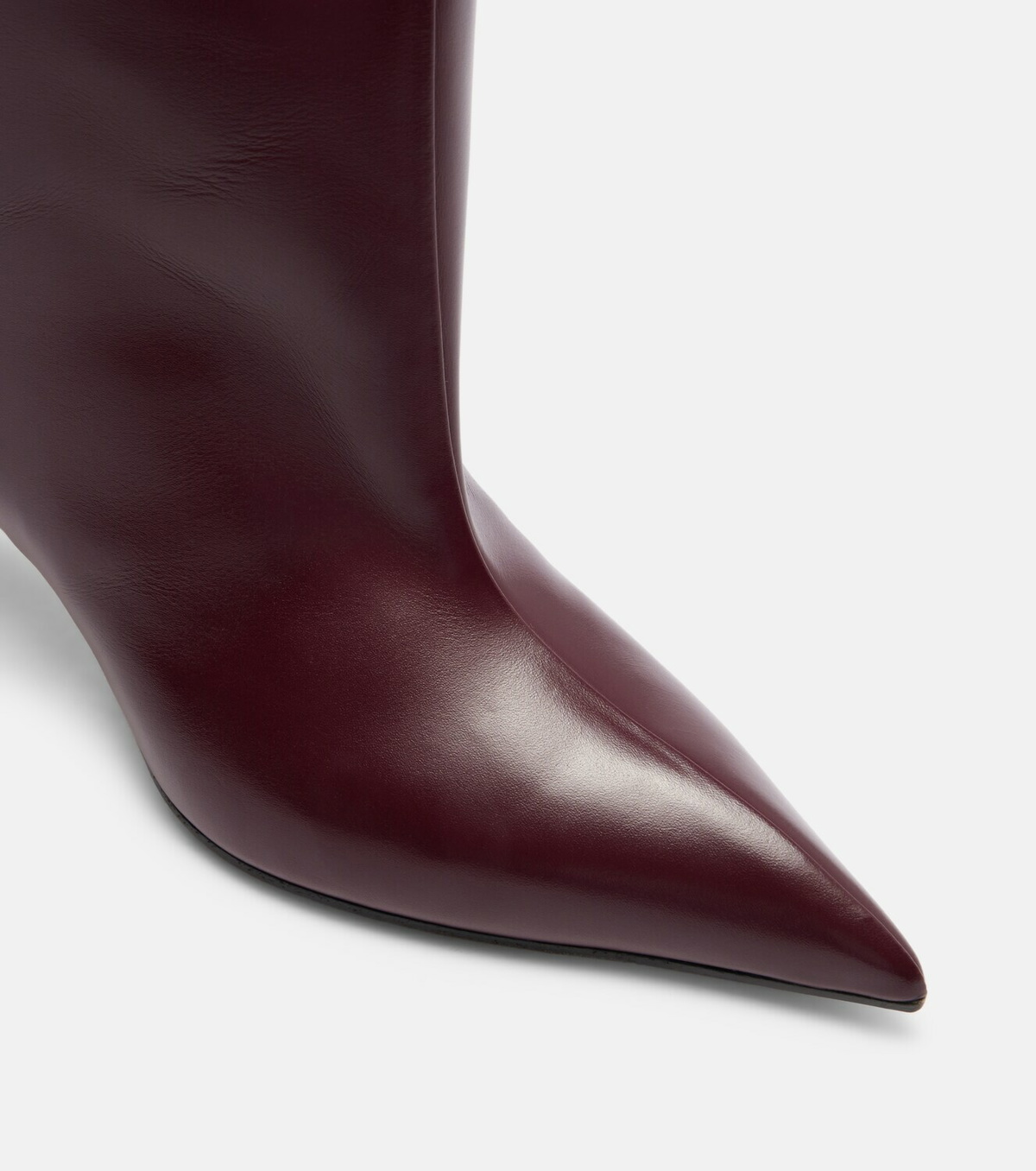 The Attico Lea 90 leather knee-high boots